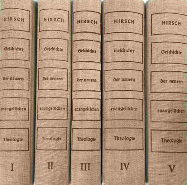 Geschichte der neuern evangelischen Theologie im Zusammenhang mit den allgemeinen Bewegungen des europäischen Denkens. Erster-funfter Band (5-volume set)