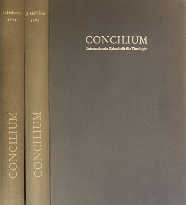 Concilium. Internationale Zeitschrift für Theologie, 7. Jahrgang 1971 1. & 2. Halbjahr (2-volume set)