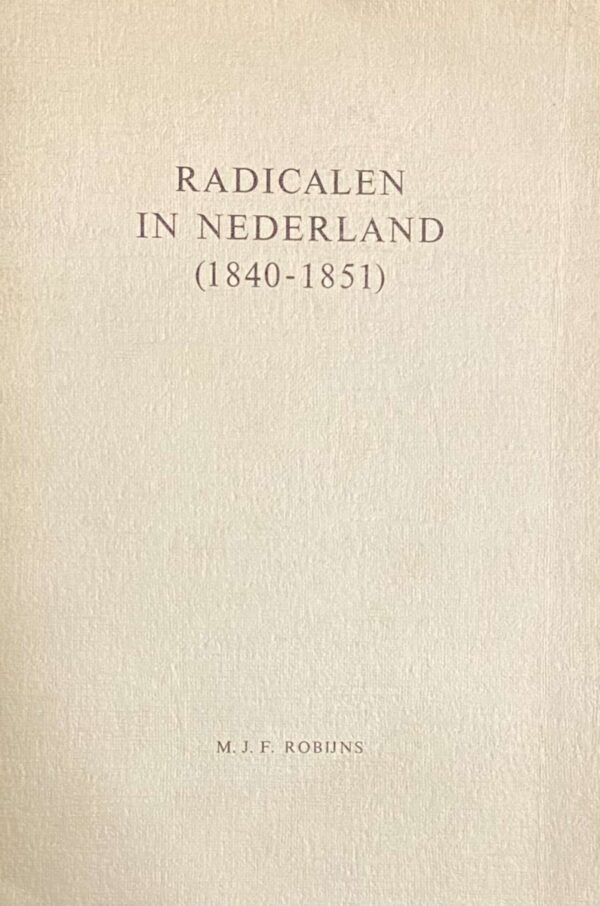 Radicalen in Nederland (1840-1851)