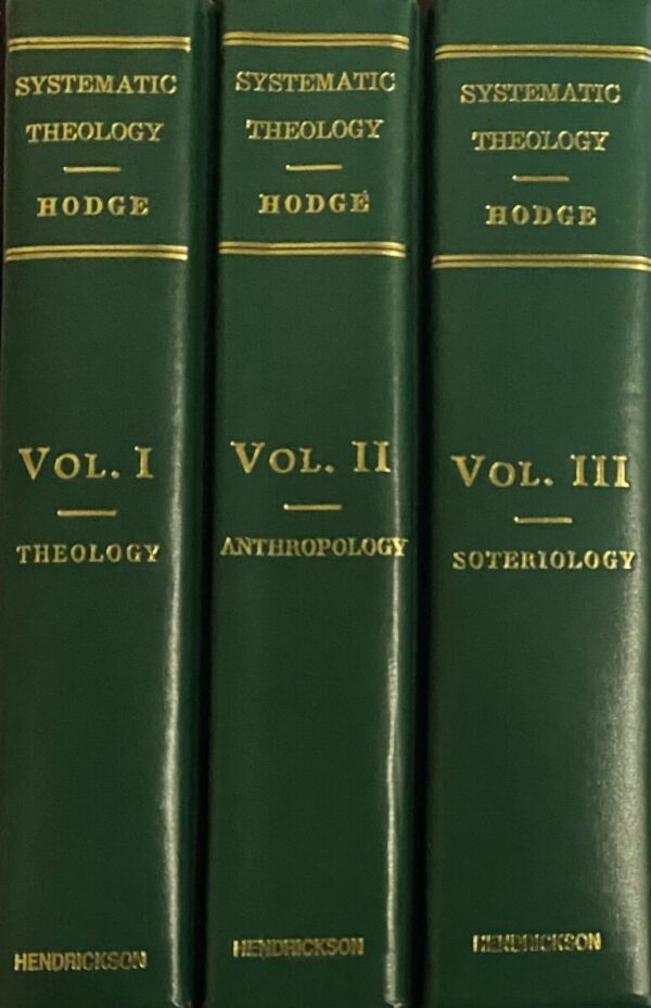 Systematic Theology (3-volume set). I: Theology. II: Anthropology. III: Soteriology