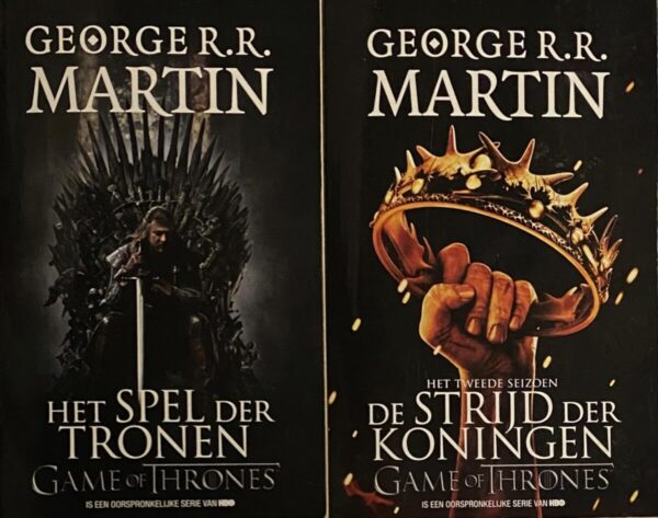 Het Lied van IJs en Vuur (2-delige set). 1: Het Spel der Tronen, Game of Thrones. 2: De Strijd der Koningen