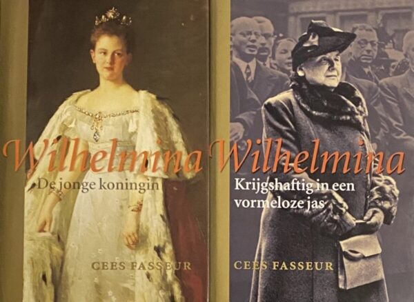 Wilhelmina. De jonge koningin. MET: Wilhelmina. Krijgshaftig in een vormeloze jas (2-delige set)